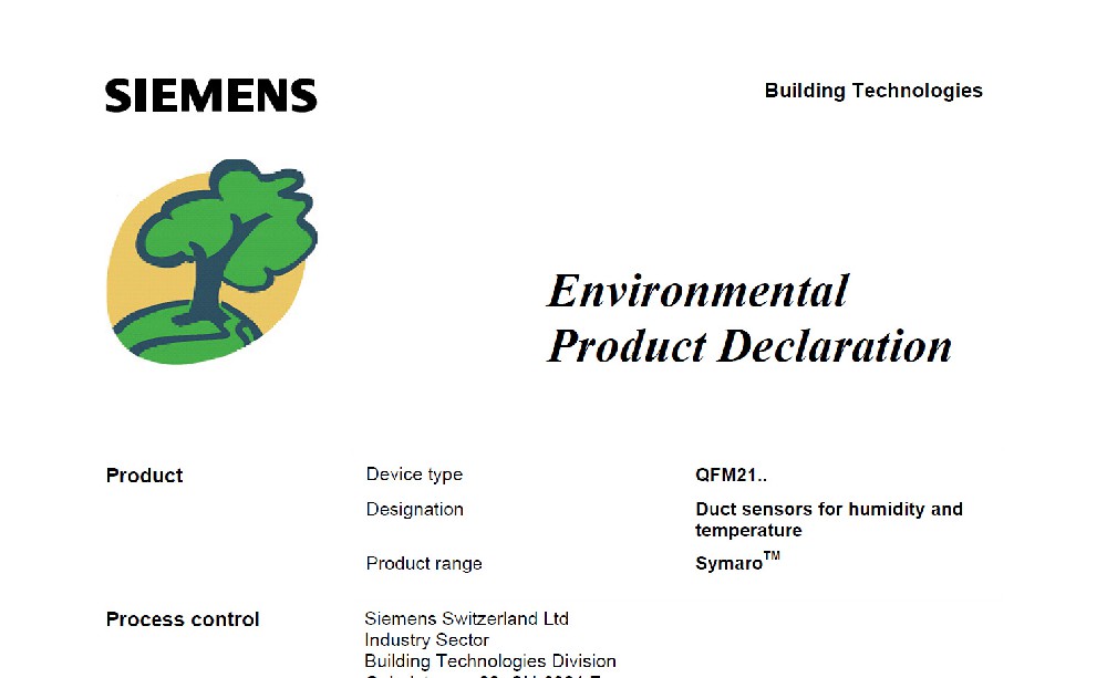 環(huán)保產品聲明